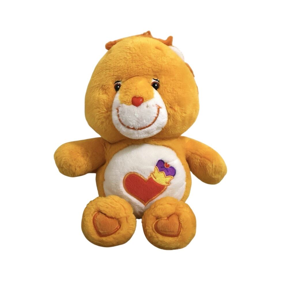 Vintage Care Bears Cousins Brave Heart Lion Plush Stuffed Animal 2004 Nostalgia